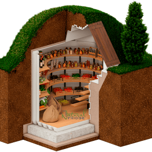 piwniczka ogrodowa holenderska 4 rzędy półek