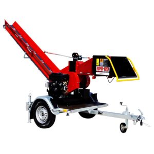 Rębak RPS-120 na Obrotnicy 360 Stopni Przyczepka Platformowa Professional Remet CNC