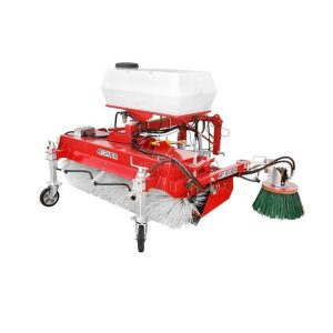 zamiatarka 150 cm do ciągnika z koszem i boczną szczotką 4farmer