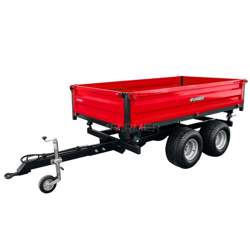 Przyczepa Rolnicza dwuosiowa 2,5 t z kiprem