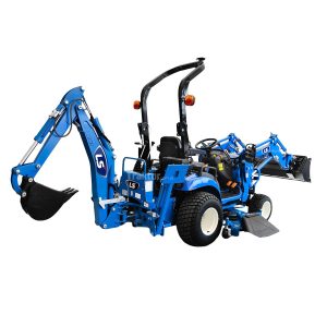 LS Tractor MT1.25 4x4 - 24.7 KM / TURF + koparka LB1107 + ładowacz TUR LL1100 + kosiarka LM1160