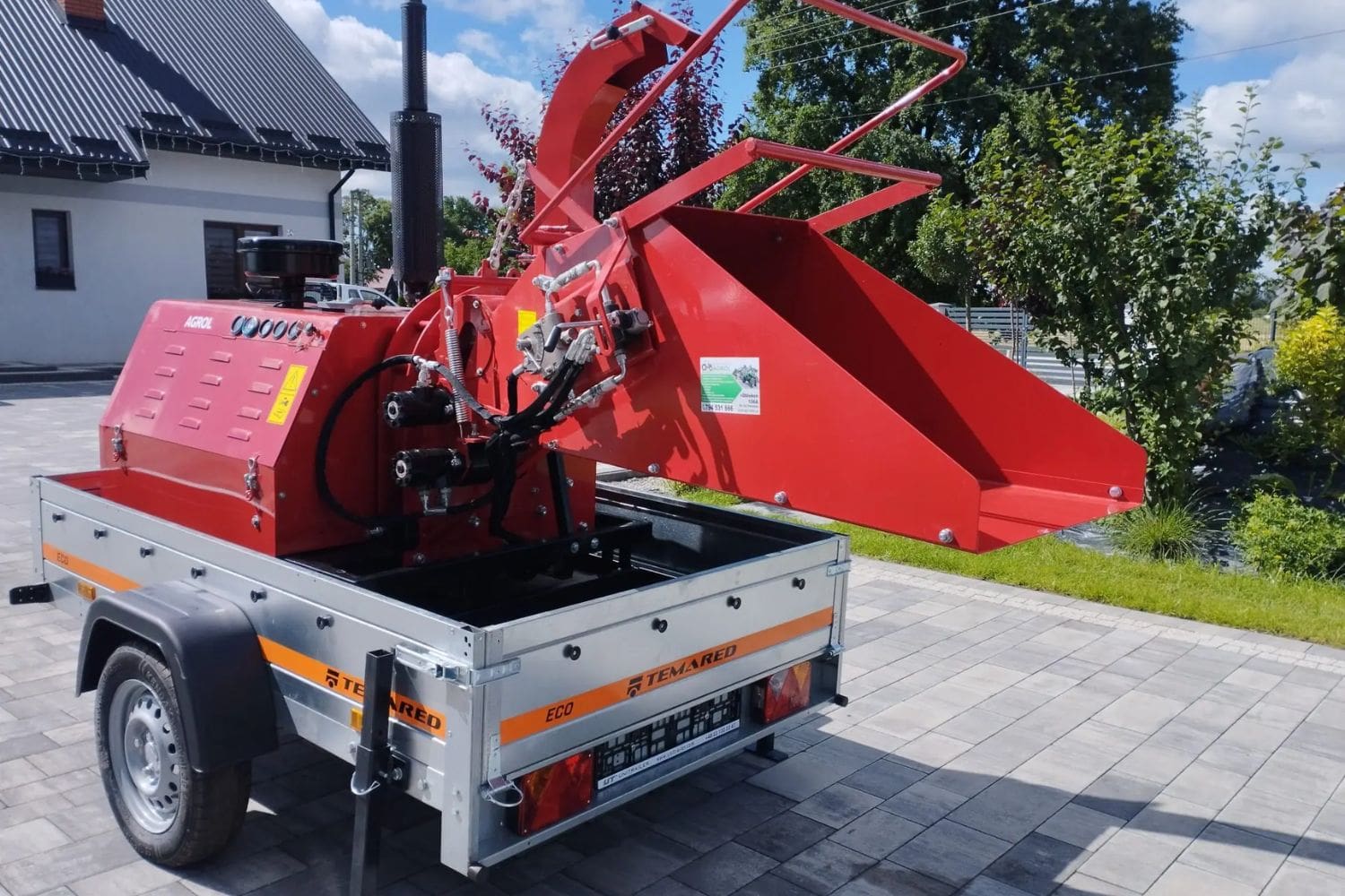 rębak do gałęzi spalinowy tarczowy