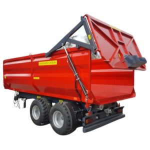 Przyczepy Skorupowe Tandem Zabudowa 8T czerwona