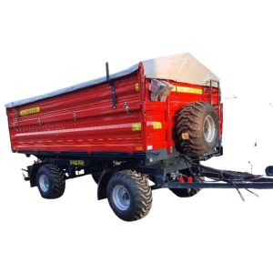 Przyczepa Skorupowa 12 T czerwona