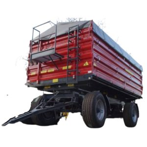 Przyczepa Dwuosiowa Dyszel Skrętny PTDO9 6 T